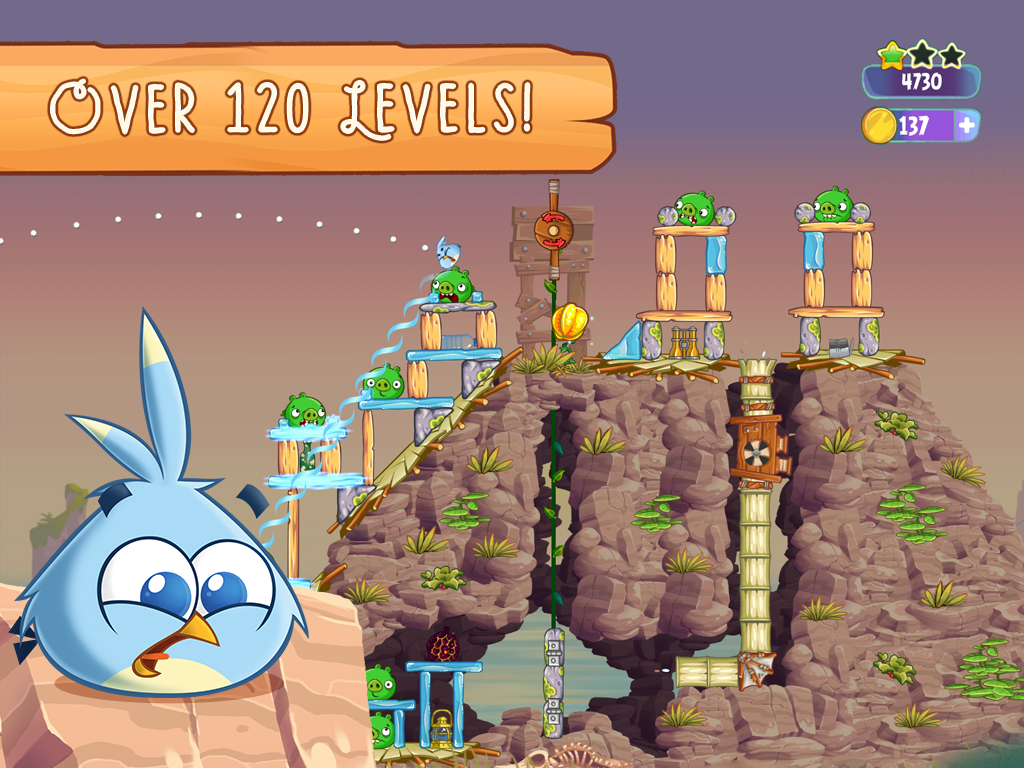 Angry Birds Stella - screenshot