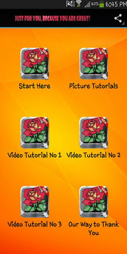 【免費程式庫與試用程式App】Drawing Flowers And Roses-APP點子