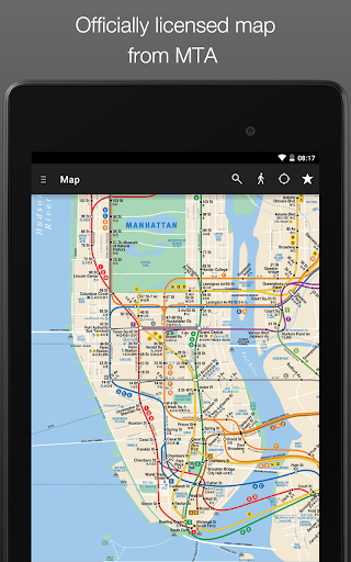 【免費交通運輸App】New York Subway Map (NYC)-APP點子