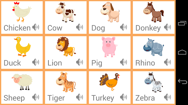 Different Animals And Sounds