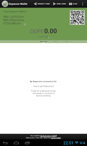 DopeCoin Mobile Wallet