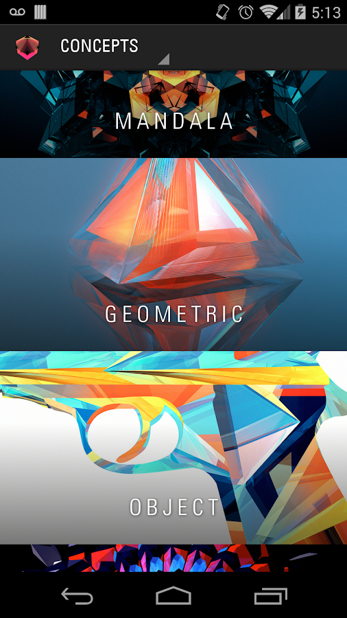 Facets - screenshot