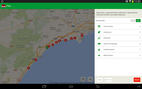 ACSI Campsites Europe Screenshots 1