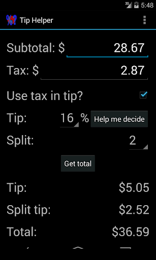 Tip Helper