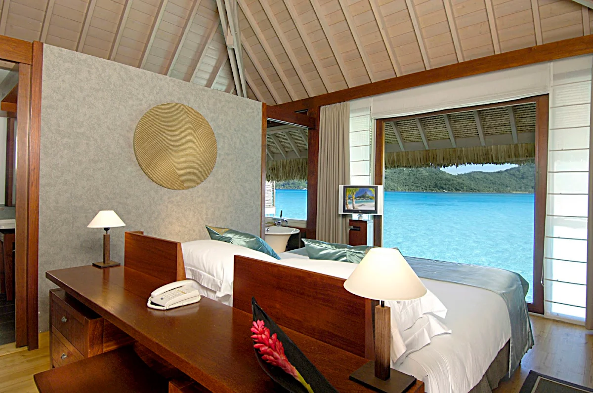 Thalasso_Bora_Bora_villa - For a cruise vacation to remember, the Paul Gauguin sets you down for a stay at the InterContinental Bora Bora Resort & Thalasso Spa.