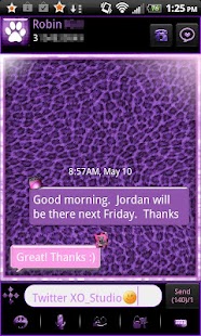 How to install Purple Leopard theme for GOSMS 1.0 unlimited apk for laptop