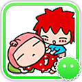 Stickey Red Hair Boy and Girl Apk