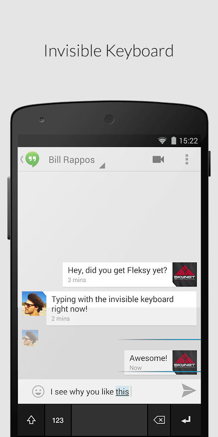 Fleksy Keyboard - Happy Typing - screenshot