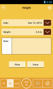 Download Height Tracking Calendar APK for PC