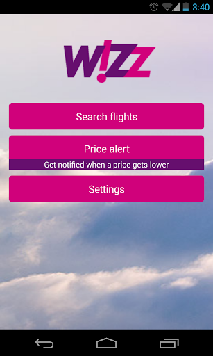 WizzAir Search and Price Alert