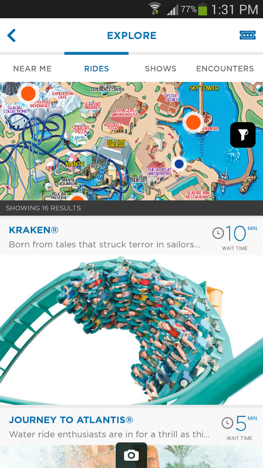 SeaWorld Discovery Guide Screen 2