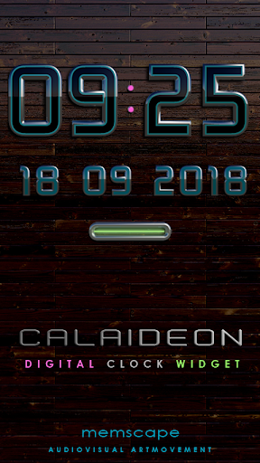 CALAIDEON Digital Clock Widget