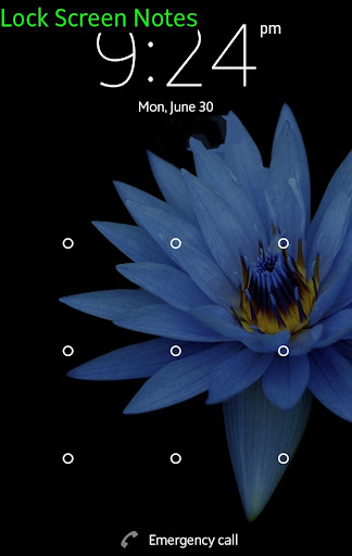 Lock Screen Notes