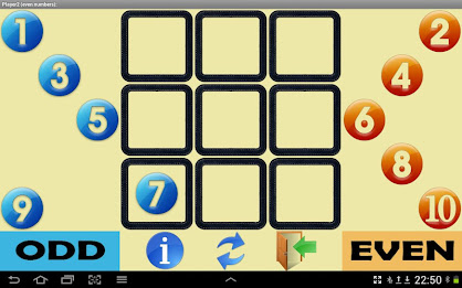 Numeric Tic Tac Toe - For 2 poster 3