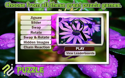 Free Purple Flower Puzzle Game Screenshots 8
