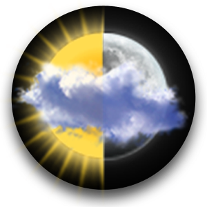 Animated Weather Widget, Clock icon