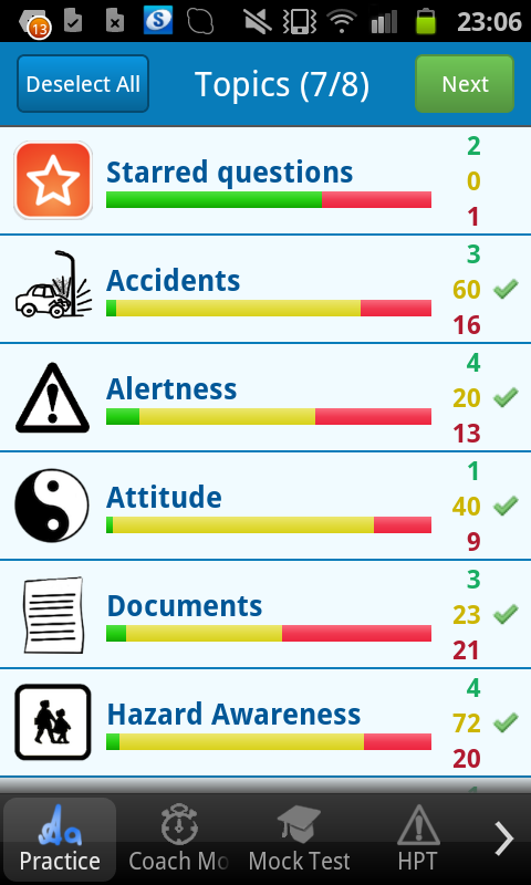 Theory Test +Hazard Perception - screenshot