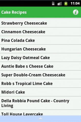 Cake Recipes