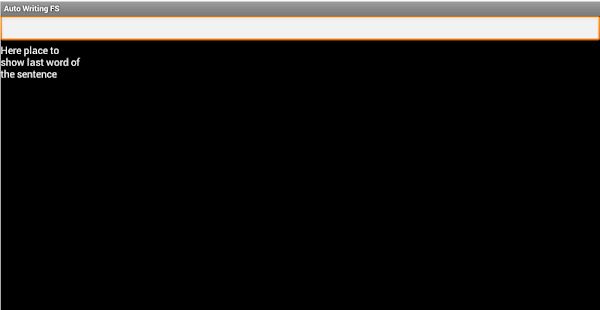 How to download Auto Writing FS - free version 1 apk for pc