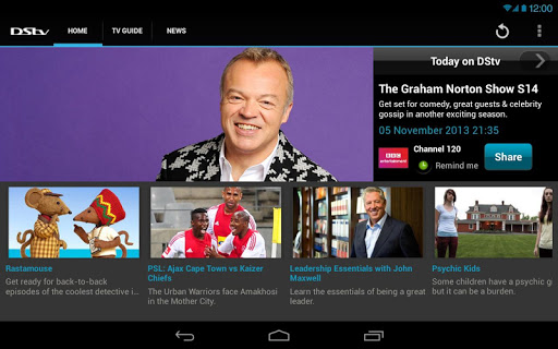 DStv for Tablets