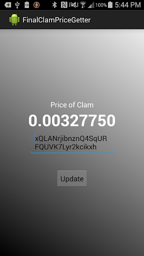 Clamcoin Price Checker