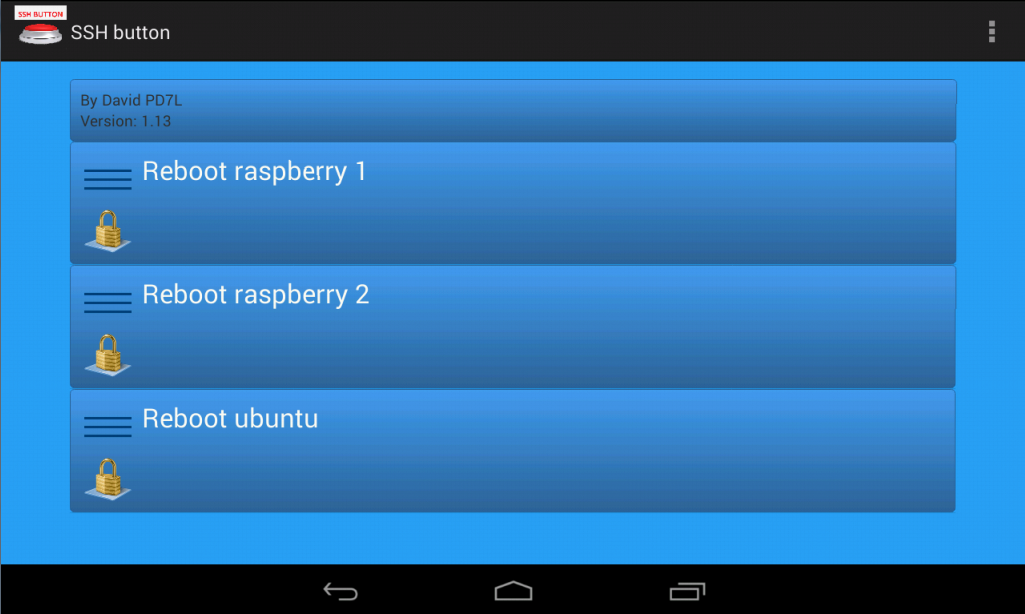 SSH button Android Apps on Google Play