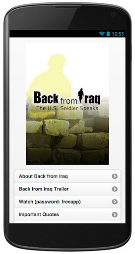 Back from Iraq App