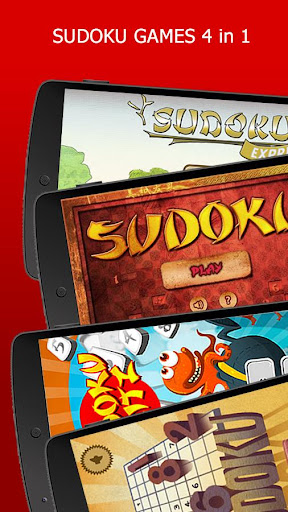 Sudoku 4 in one. mini games