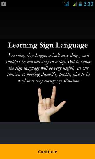 Learning Hand Sign Alphabet