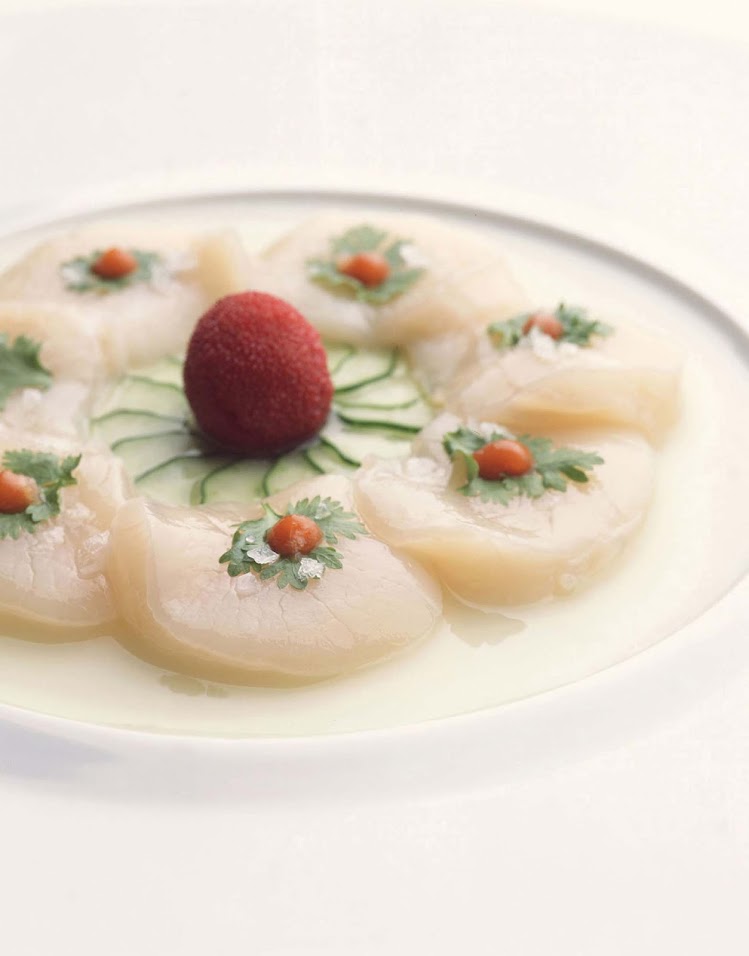 Try the Nobu Scallops for an exquisite culinary experience aboard Crystal Serenity.