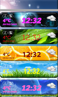 HD Clock Weather Widget Screen 2