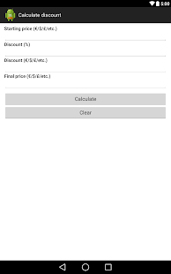 Lastest Calculate discount APK