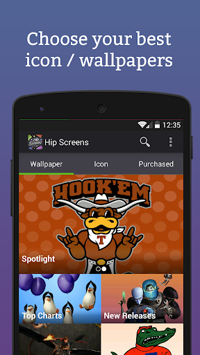 Hip Screens: icon wallpaper