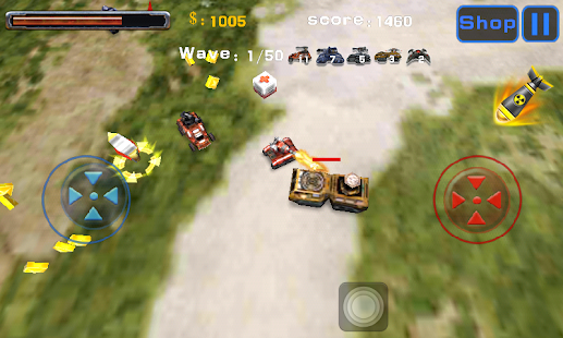  and realistic  battling exploding effects Tank World War 3D v14 apk