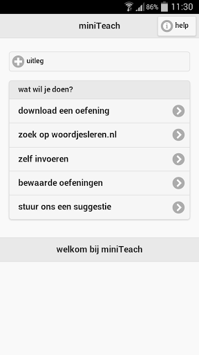 miniTeach woordjesleren.nl