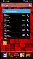 Call log/history widget Pro APK ภาพหน้าจอ #2