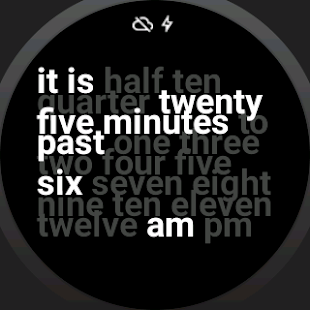 Free Word Clock Watch Face APK for Android