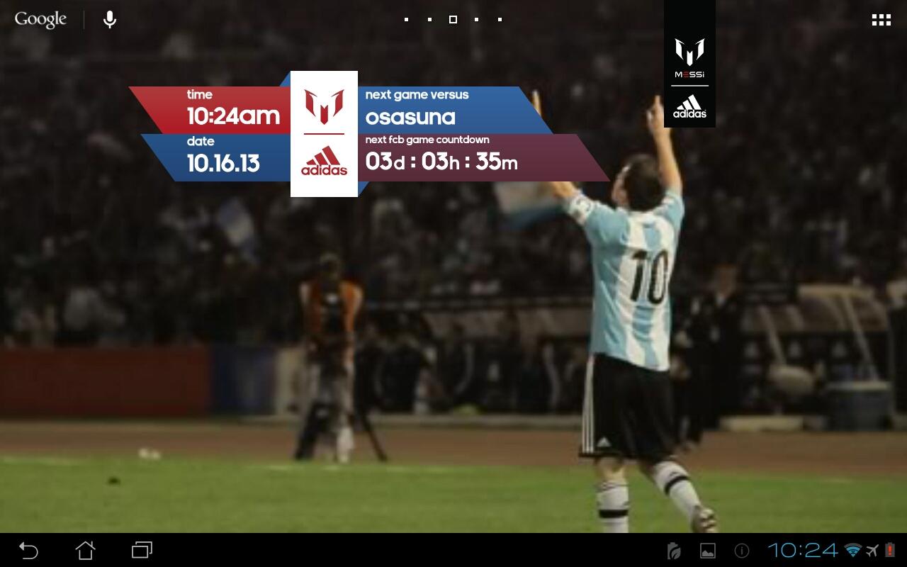 Official Messi Live Wallpaper - screenshot