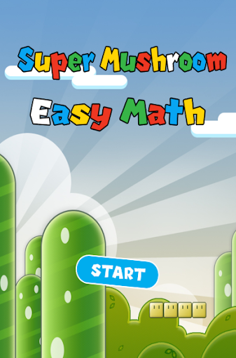 Super Mushroom Easy Math