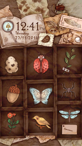 Retro specimens Locker Theme