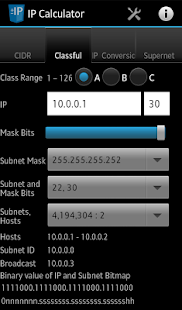 Network IP / Subnet Calculator - screenshot thumbnail