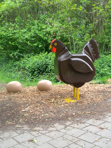 Statue of a Chicken