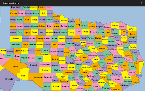 【免費解謎App】Texas Map Puzzle-APP點子