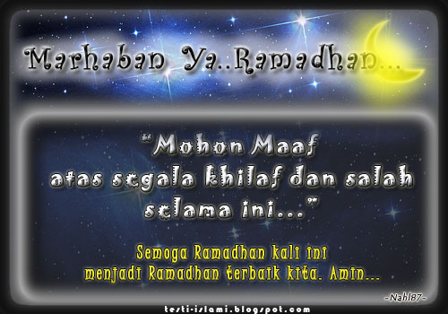 Testi & Komen Islami: Marhaban Ya Ramadhan