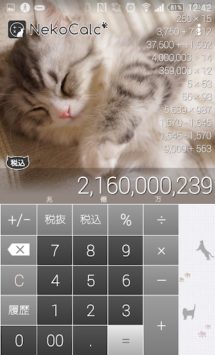 【免費生產應用App】NekoCalc（電卓）-APP點子