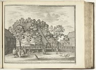 Gezicht op de Burcht van Leiden, 1726