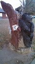 Zoo Animal Tree Carving