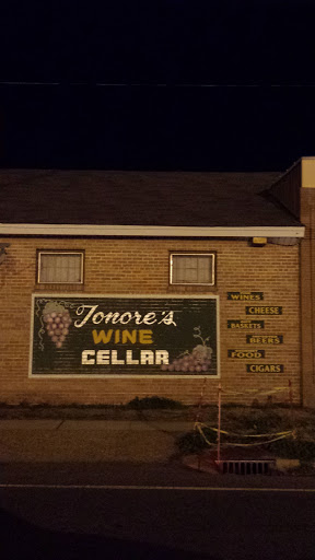 Tonore's Wine Cellar Painted Brick