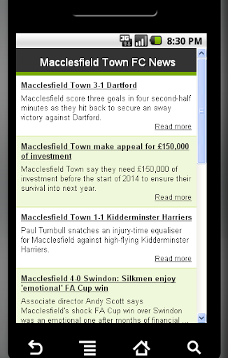 Macclesfield Town FC News