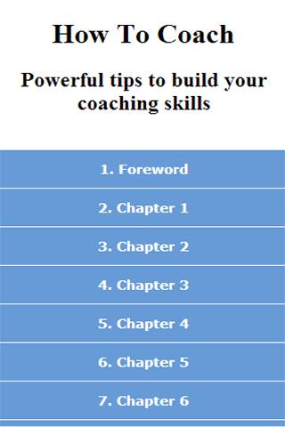 How To Coach